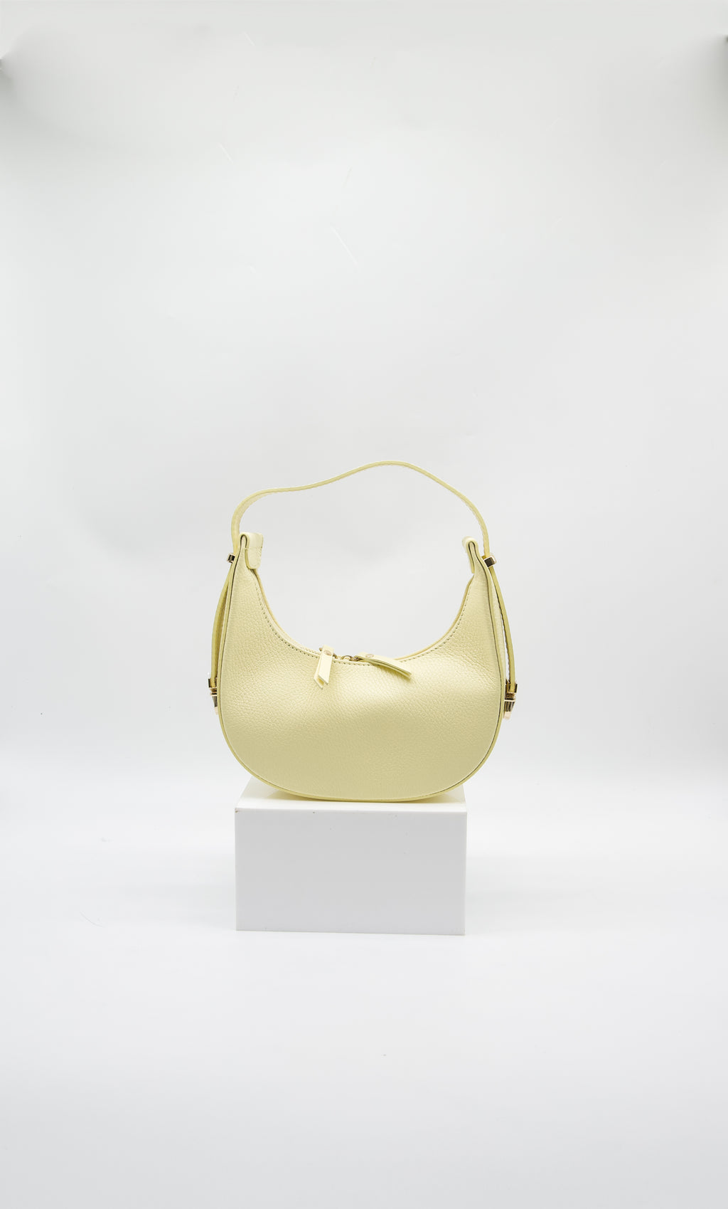 Pia Italian Leather Crescent Bag