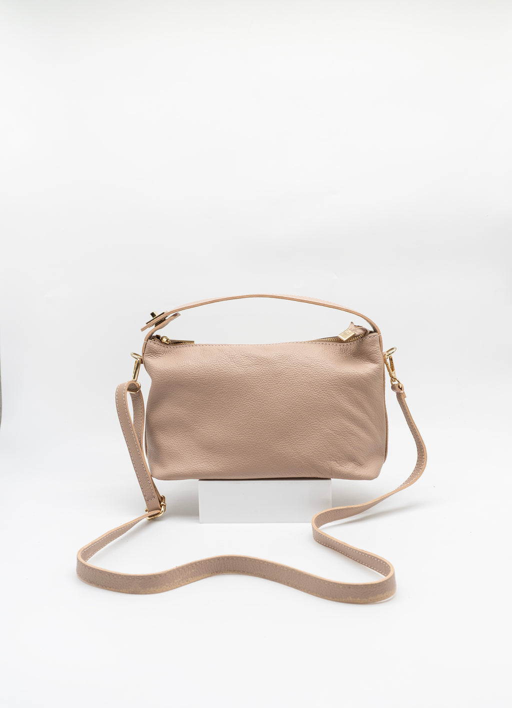 Sia Italian Leather Slouch Handbag