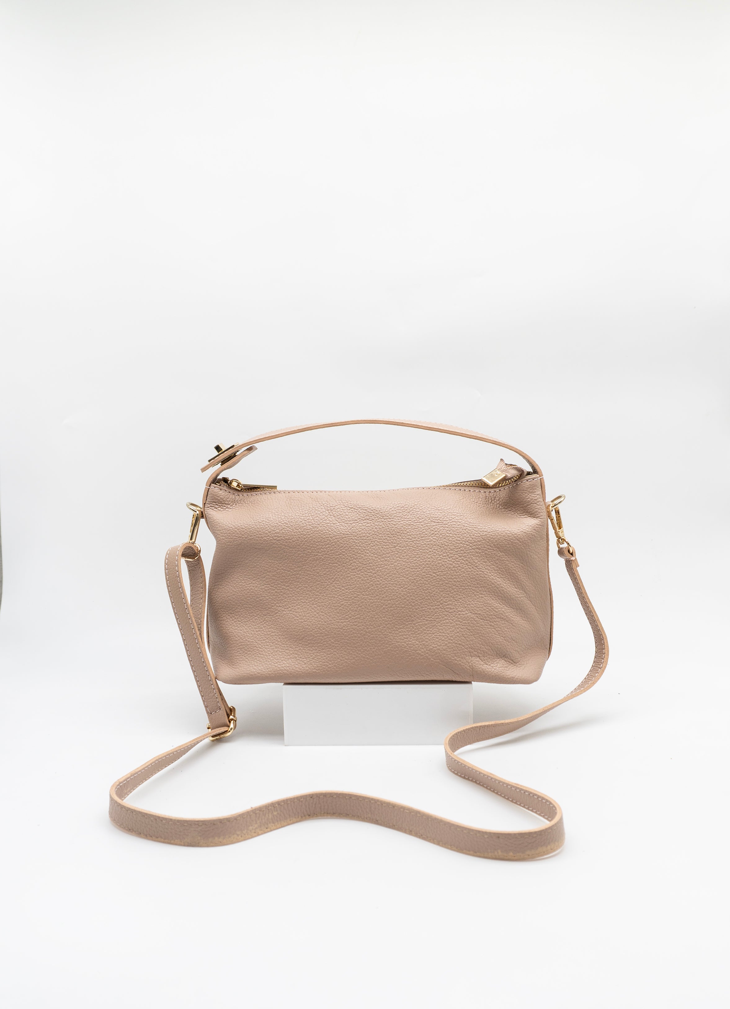 Sia Italian Leather Slouch Handbag