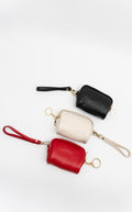 Marisa Triple Zip Keychain Wristlet