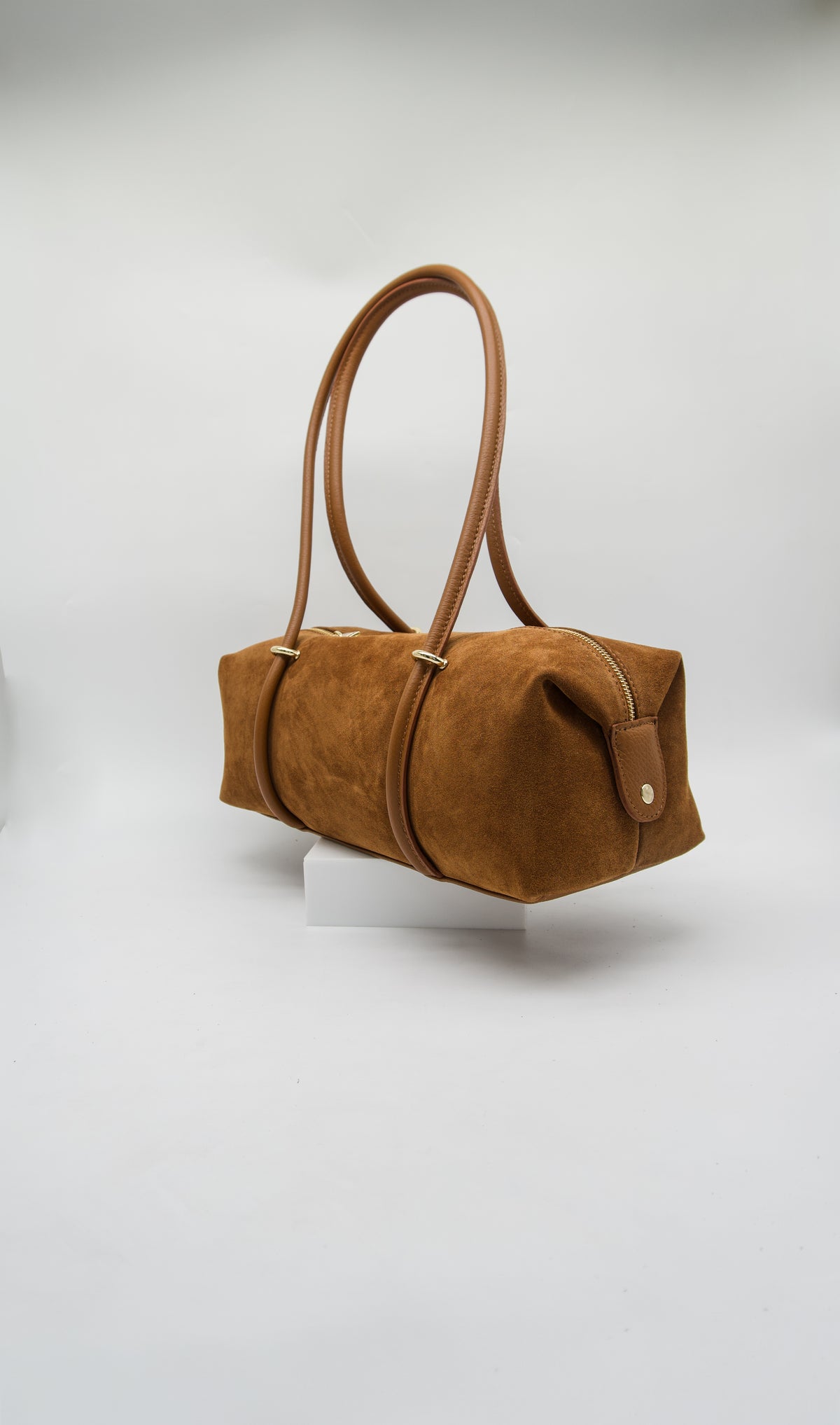 Elisabetta Italian Suede East West Bag