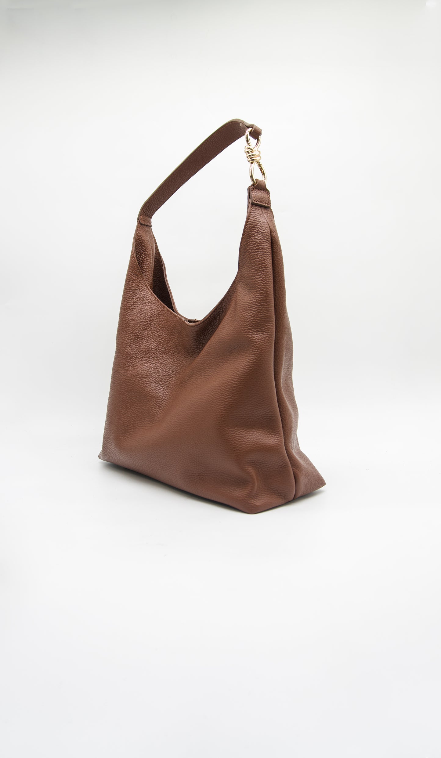 Gemma Hardware Detail Italian Leather Tote Bag