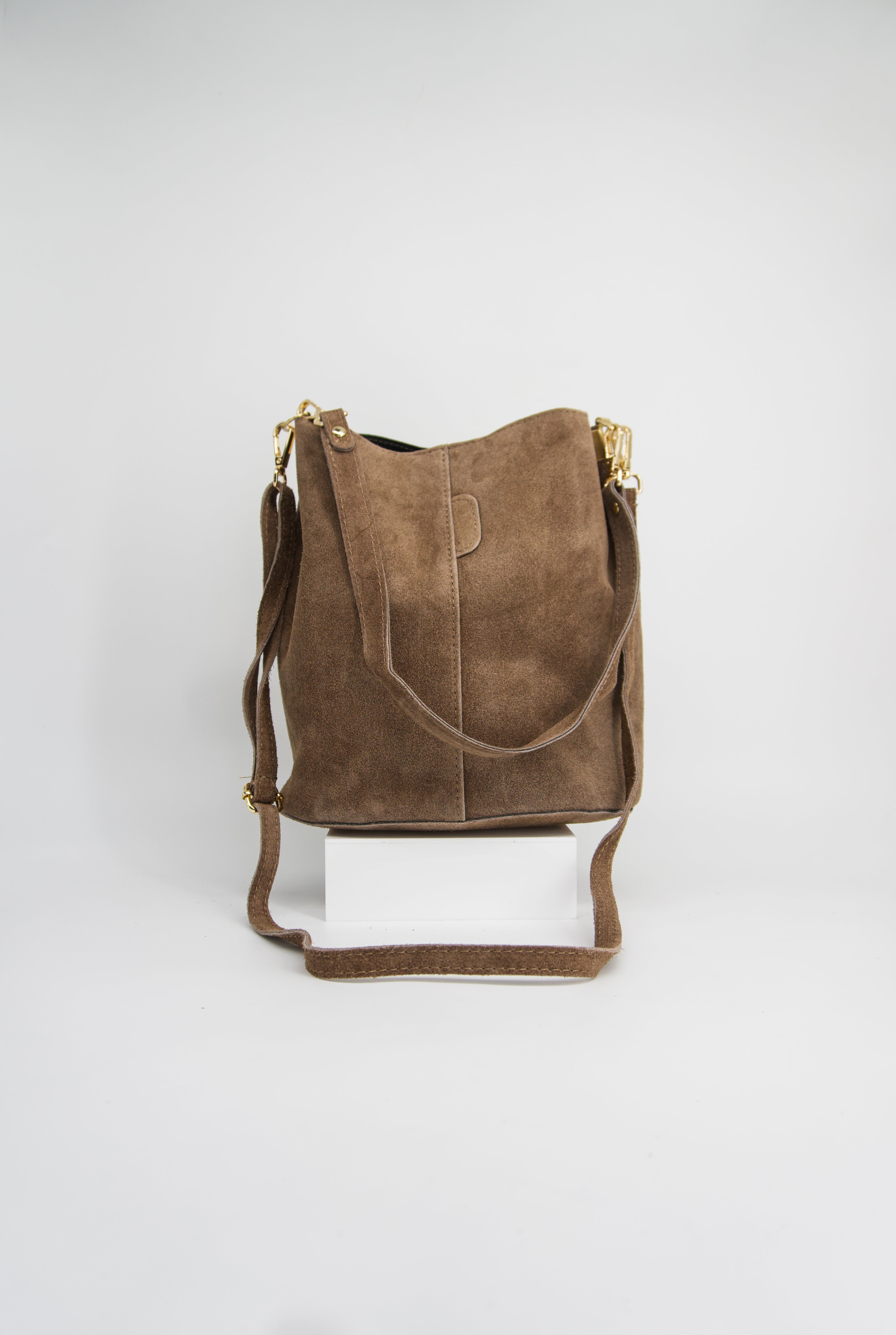 Viviana Suede Bucket Bag