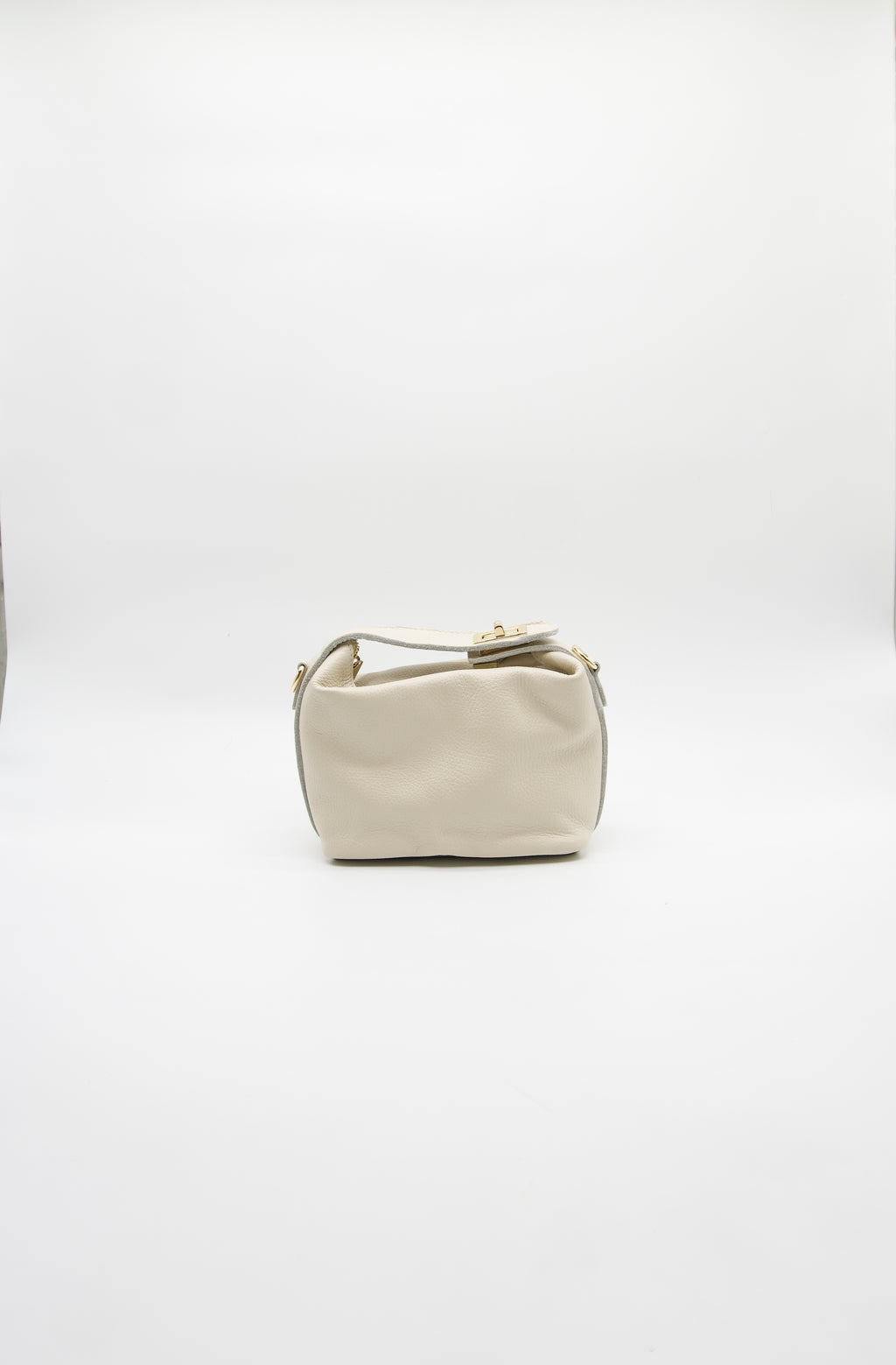 Zara Top Handle Leather Handbag