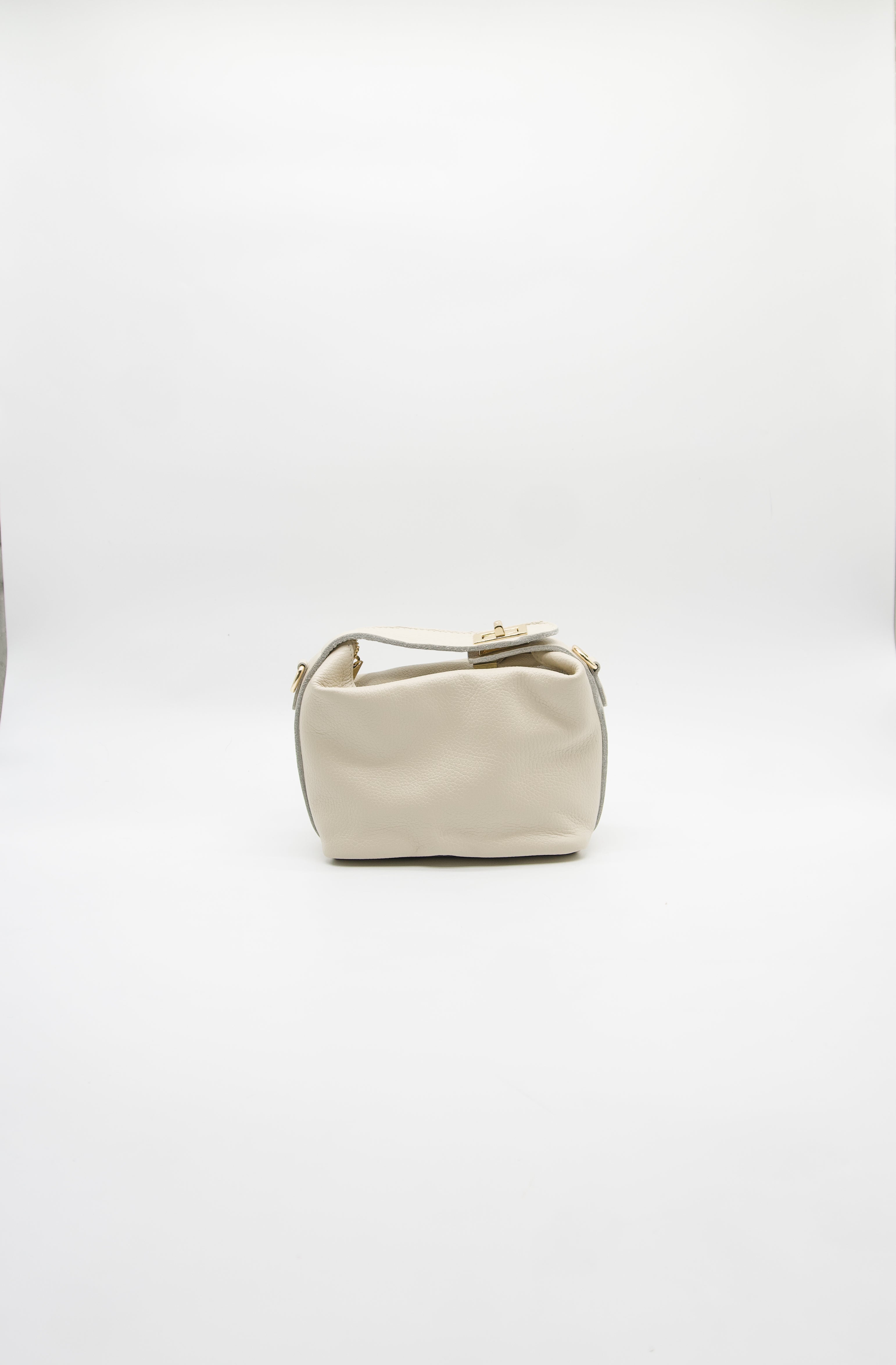 Zara Top Handle Leather Handbag