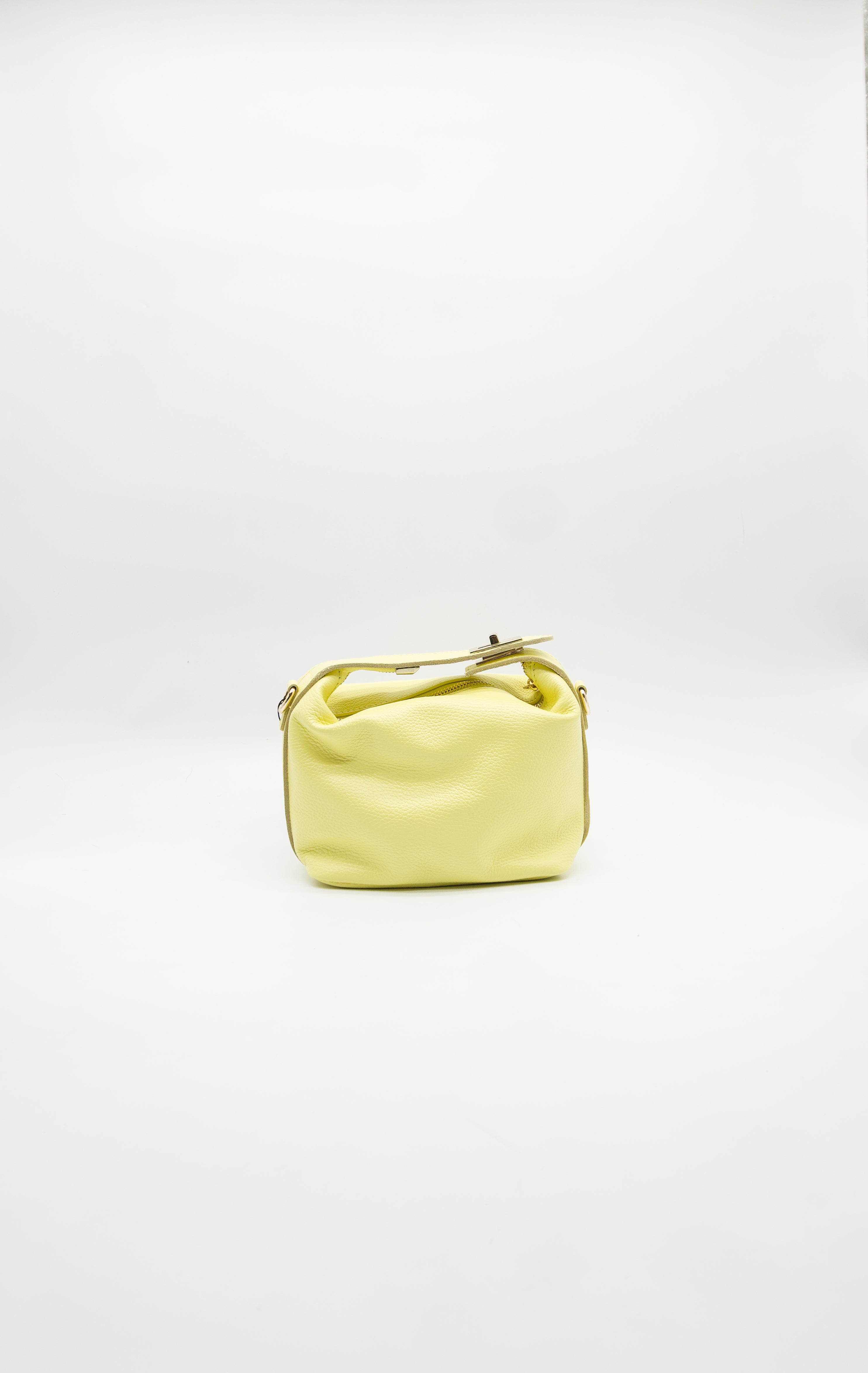 Zara Top Handle Leather Handbag