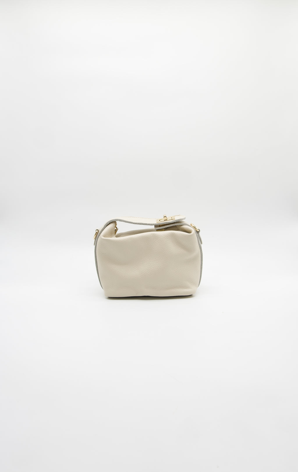 Zara Top Handle Leather Handbag