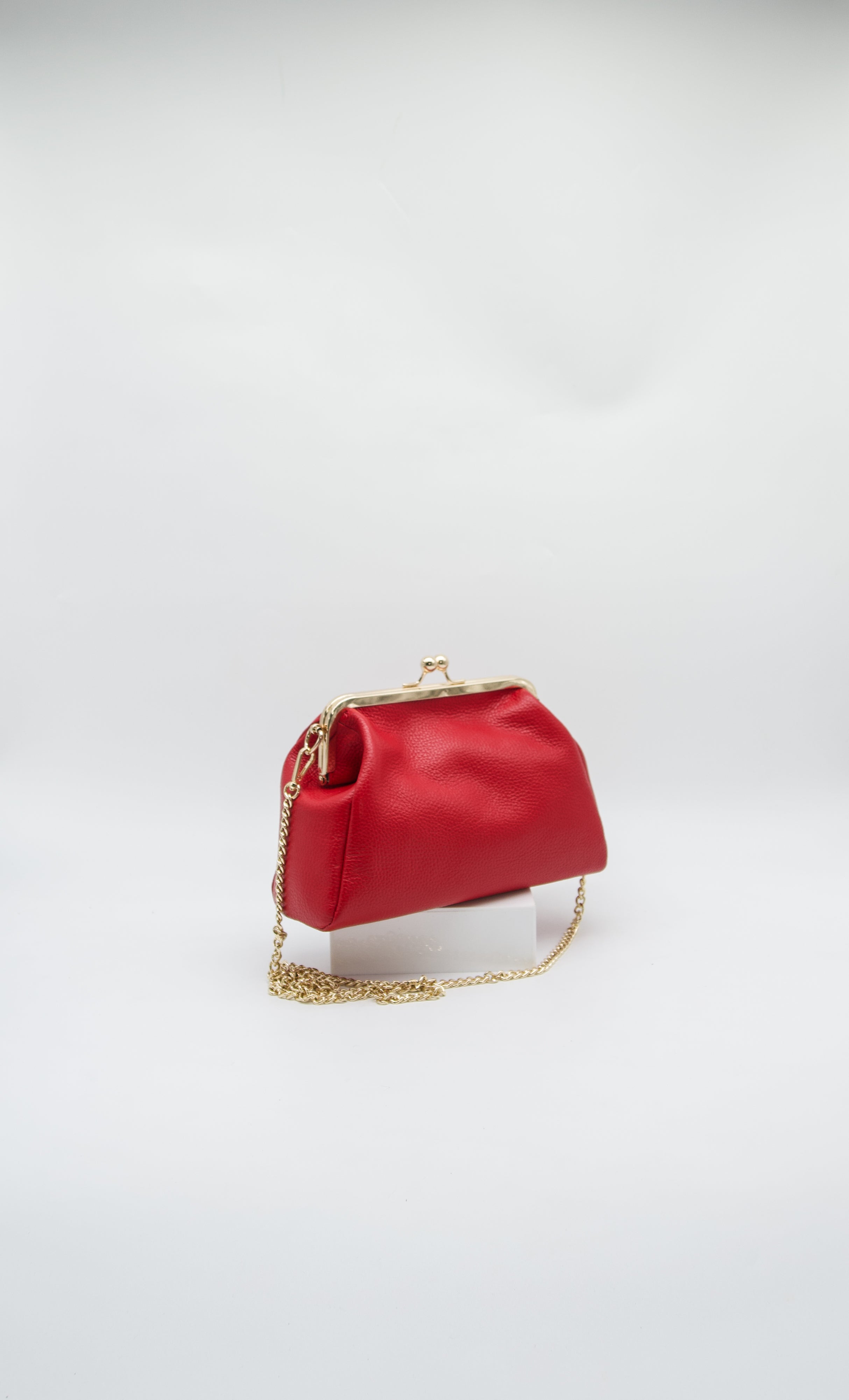 Adelina Kiss Lock Clutch Bag