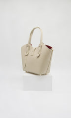 Bella Italian Leather Turn Clasp Bag