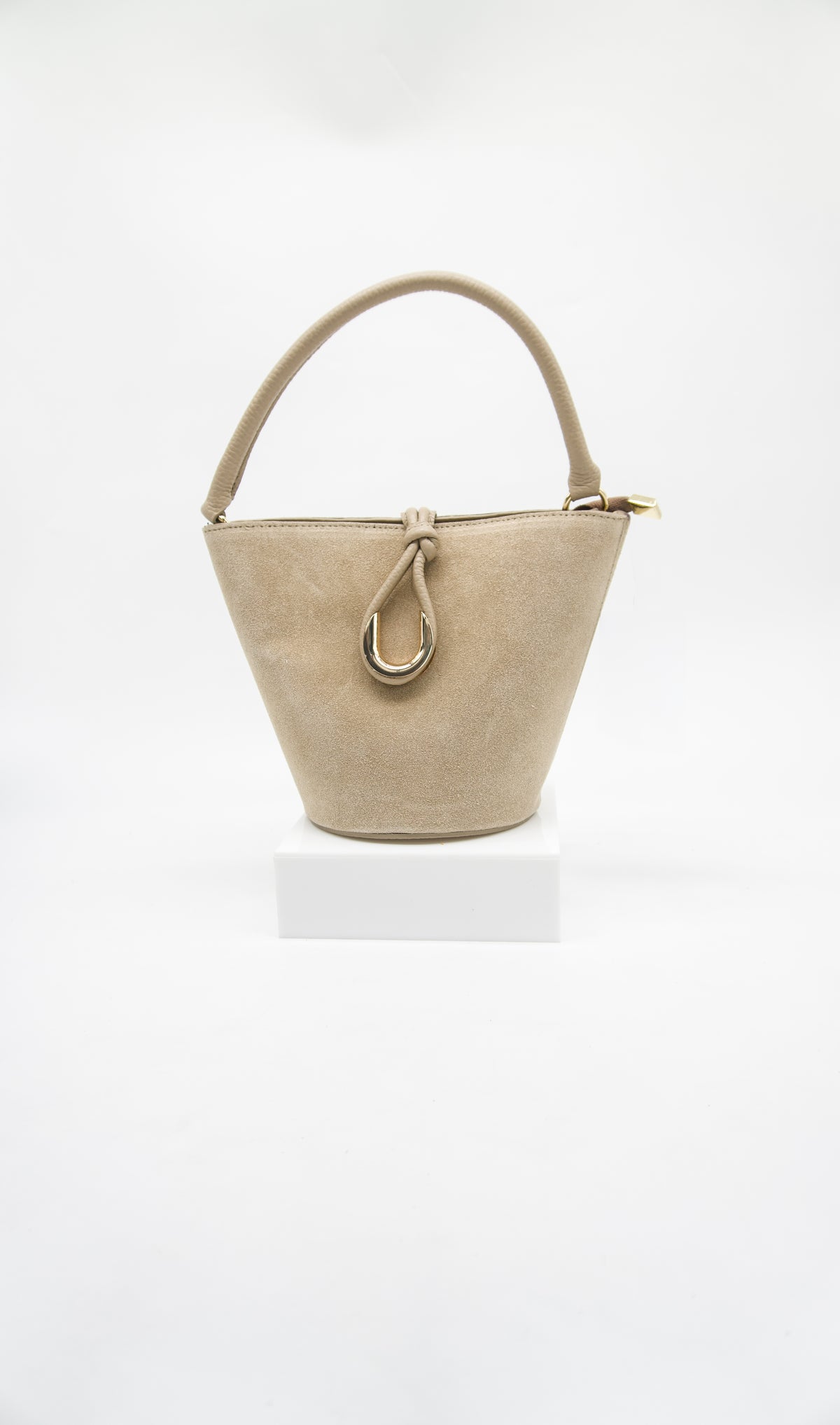 Giorgia Italian Suede Bucket Bag