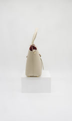 Bella Italian Leather Turn Clasp Bag