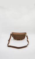 Italian Leather Zip Pocket Belt Bag