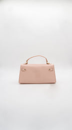 Vittoria Top Handle Turn Clasp Italian Leather Bag