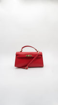 Vittoria Top Handle Turn Clasp Italian Leather Bag
