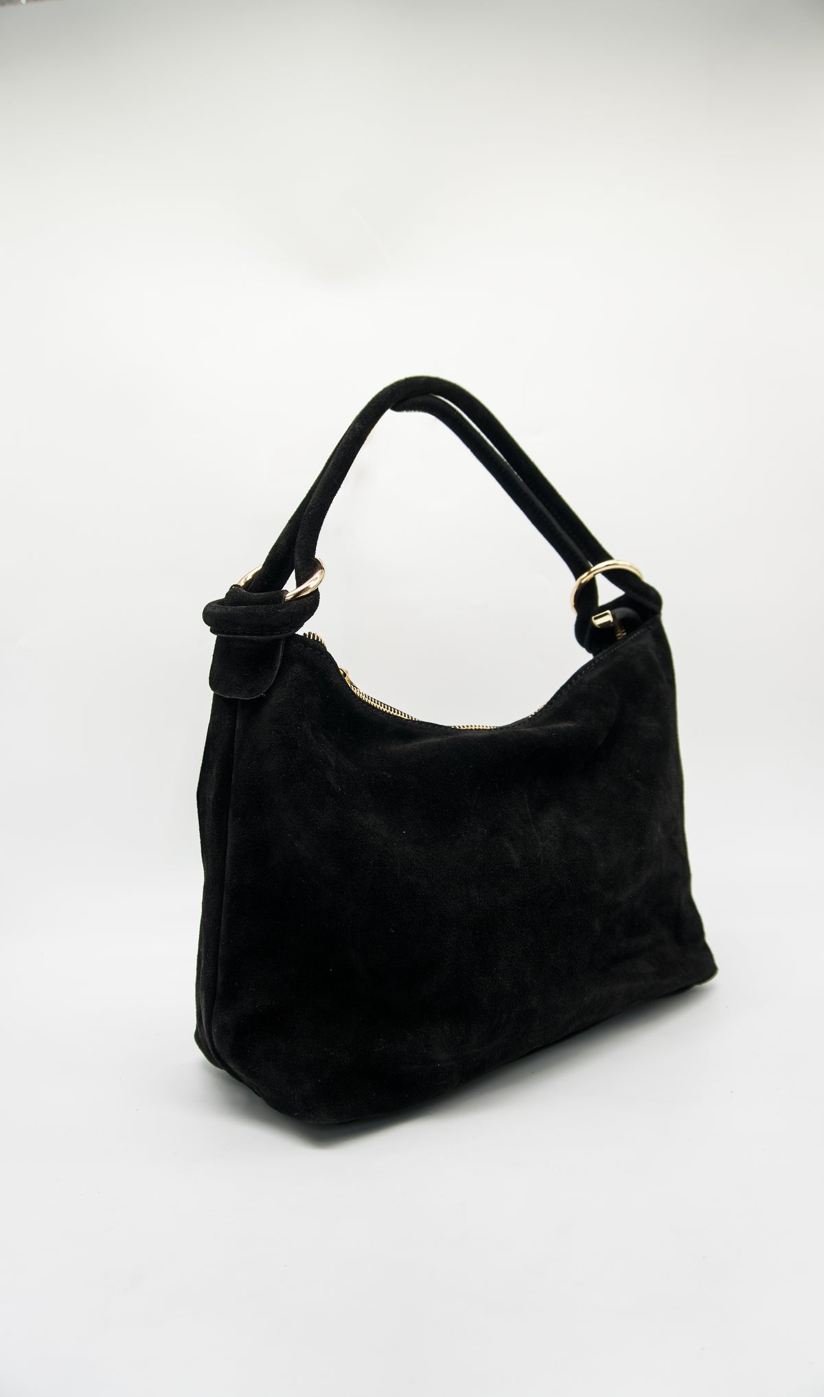 Serafina Italian Suede Shoulder Bag