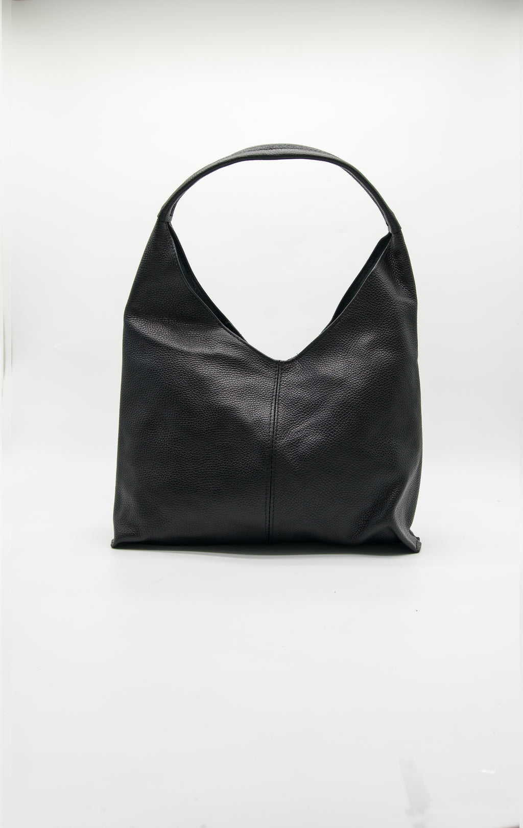 Gaia Hobo Slouch Italian Leather Tote Bag