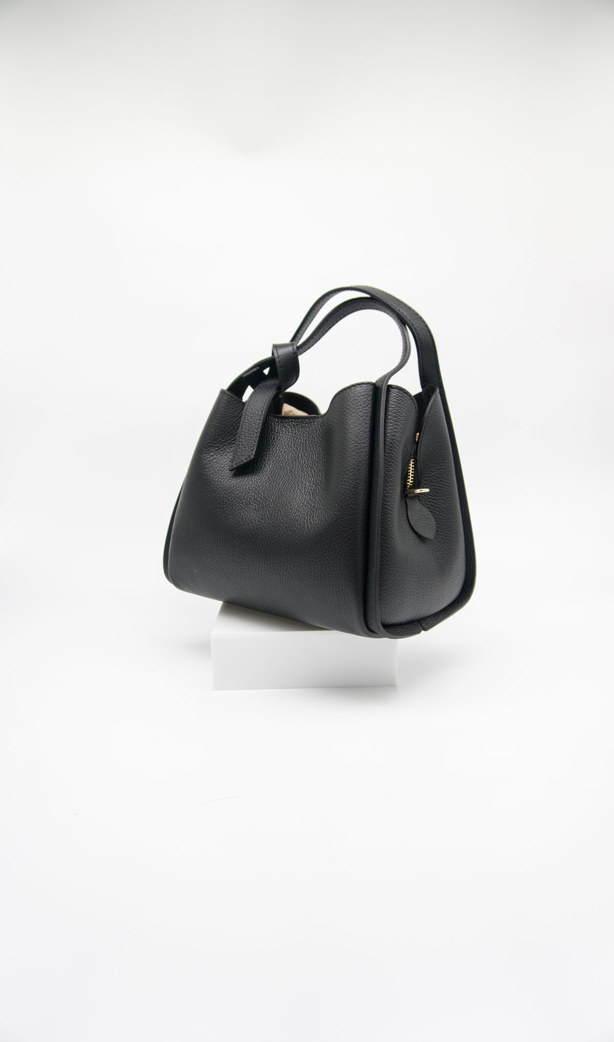 Ilaria Italian Leather Top Handle Tote