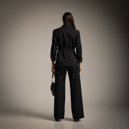 black backer with belt back 