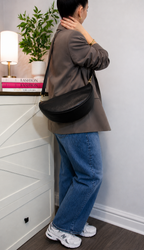 Cara Italian Leather Sling Bag