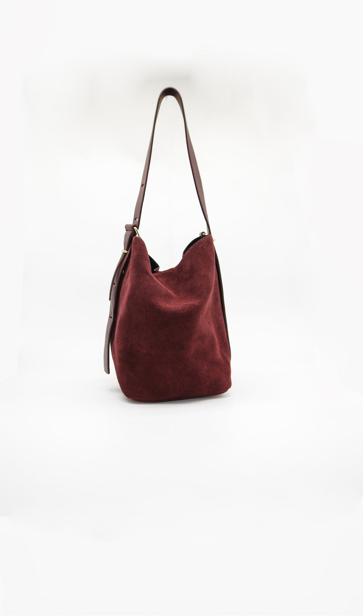 Mariella Italian Suede Bucket bag
