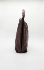 Gaia Hobo Slouch Italian Leather Tote Bag