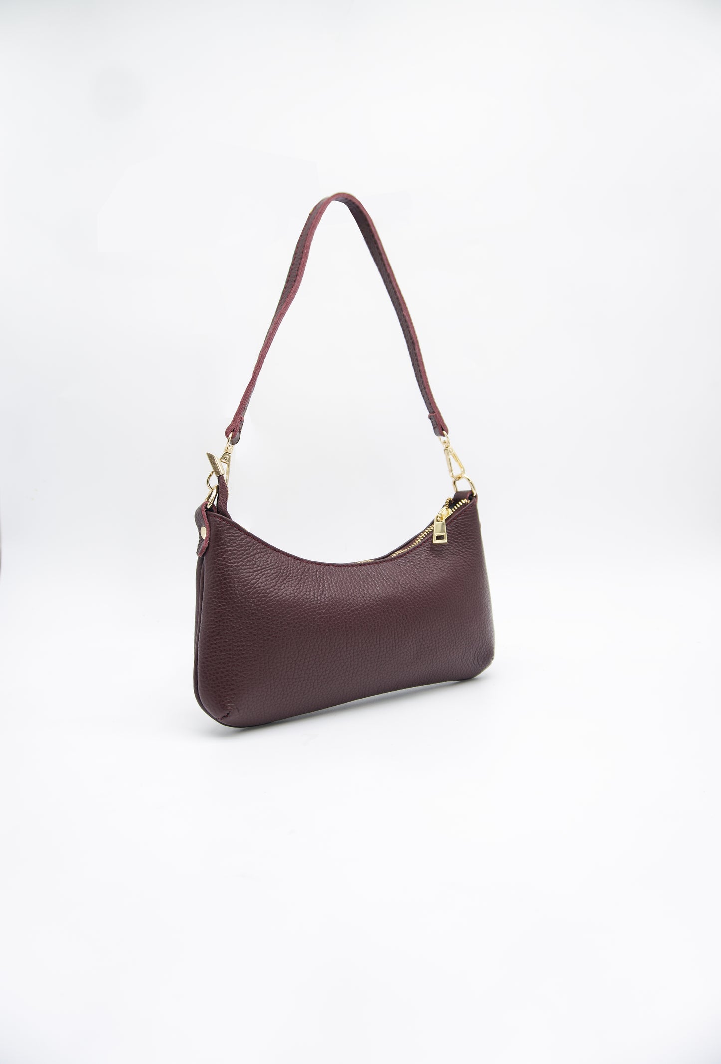 Lia Italian Leather Shoulder Bag