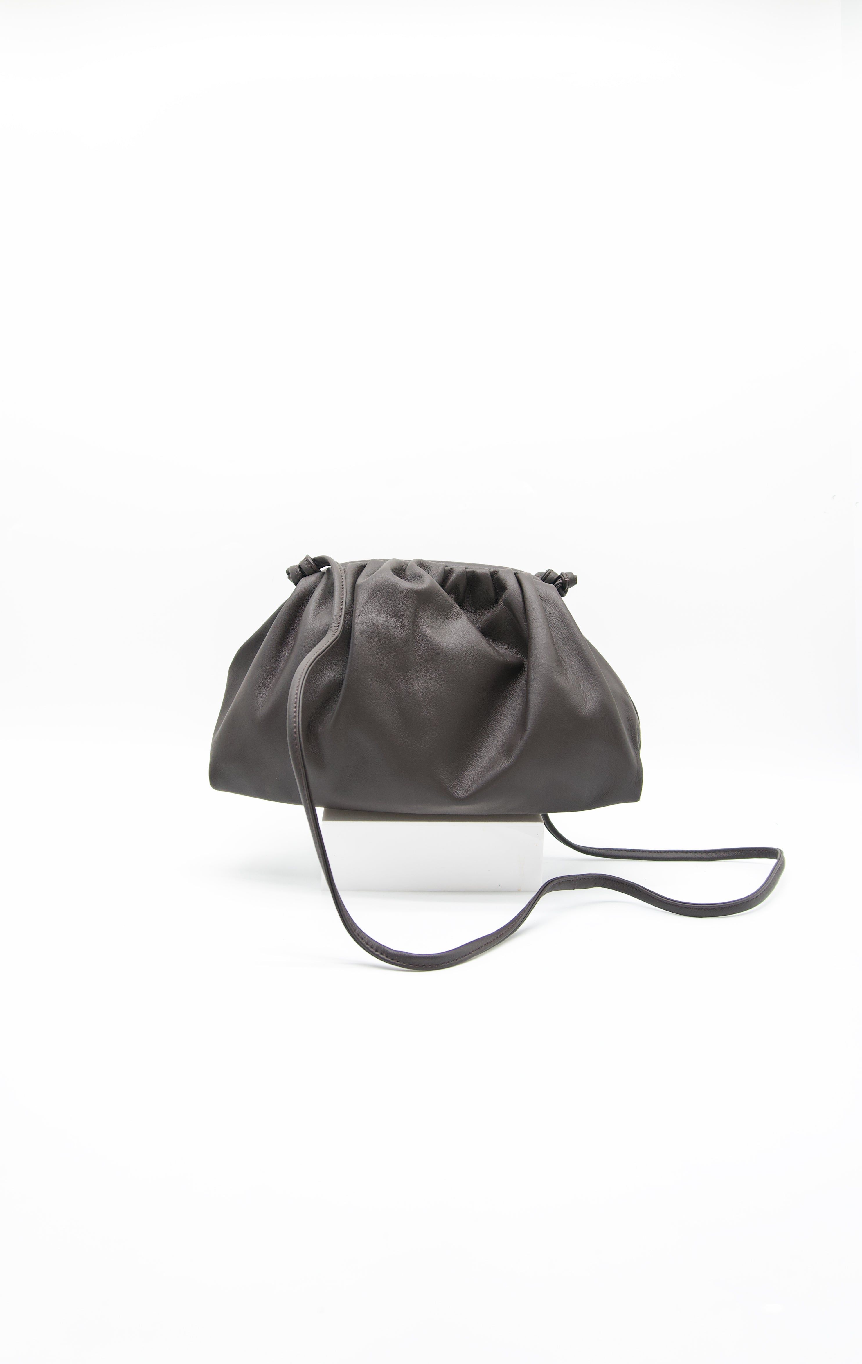 Miliana Italian Leather Pouch Crossbody Bag