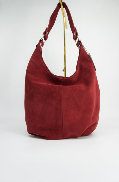 Letizia Suede Hobo Bag