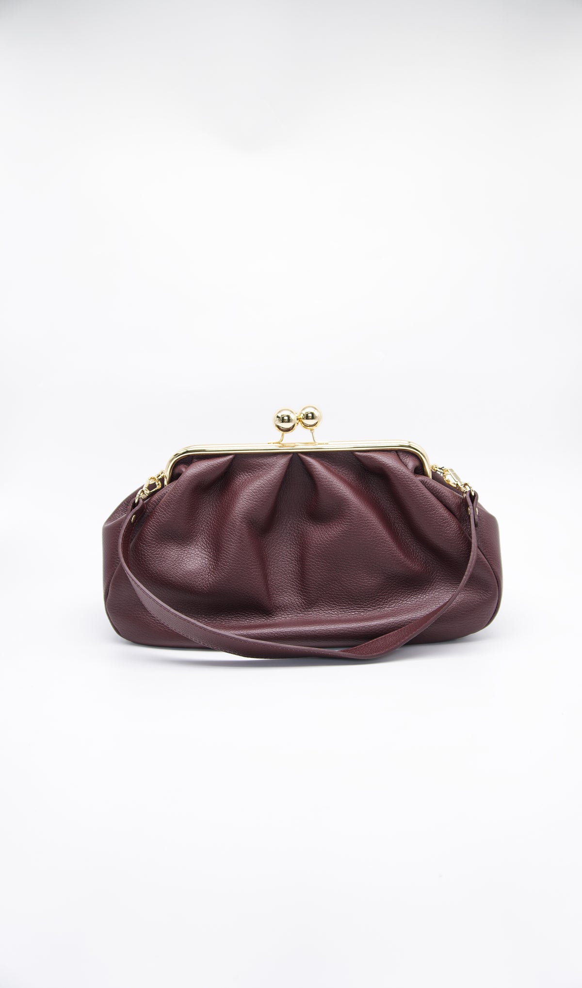 Carmella Oversized Kiss Lock Bag