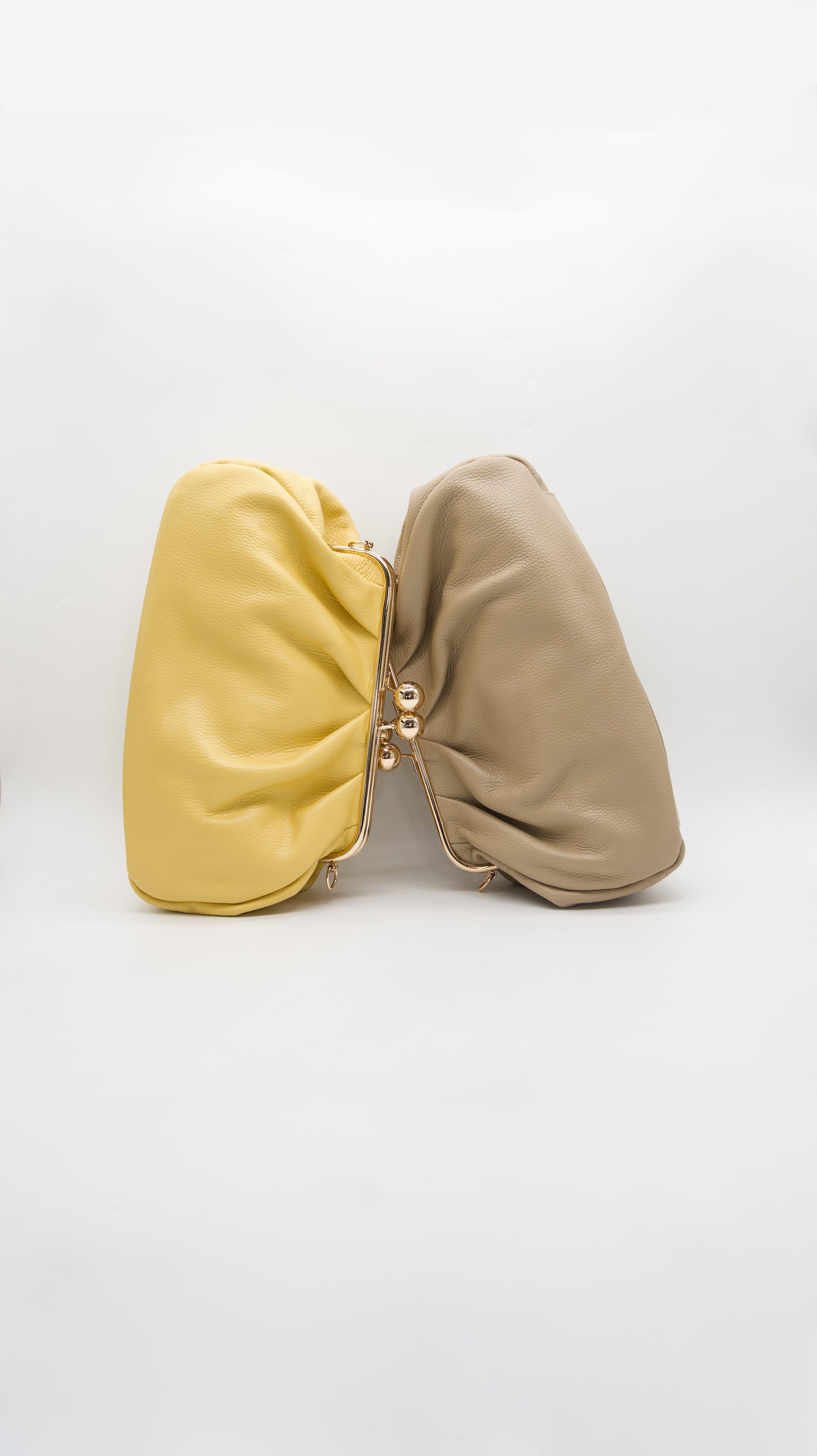 Carmella Oversized Kiss Lock Bag