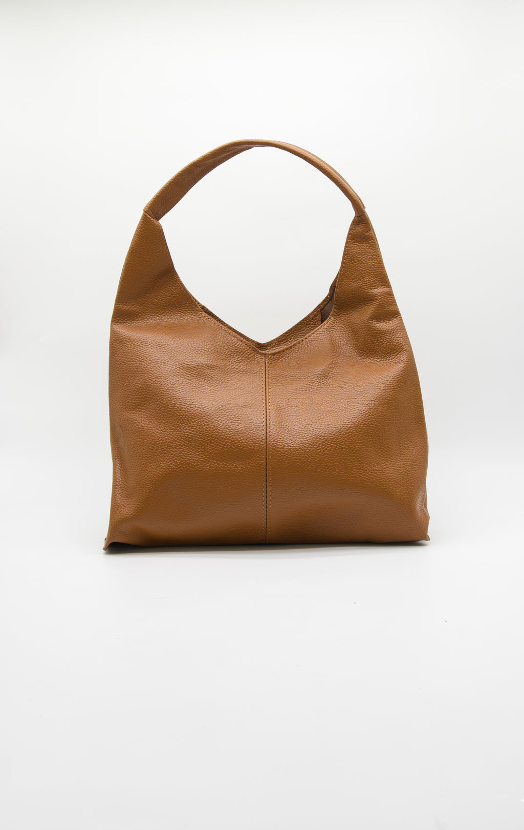 Gaia Hobo Slouch Italian Leather Tote Bag