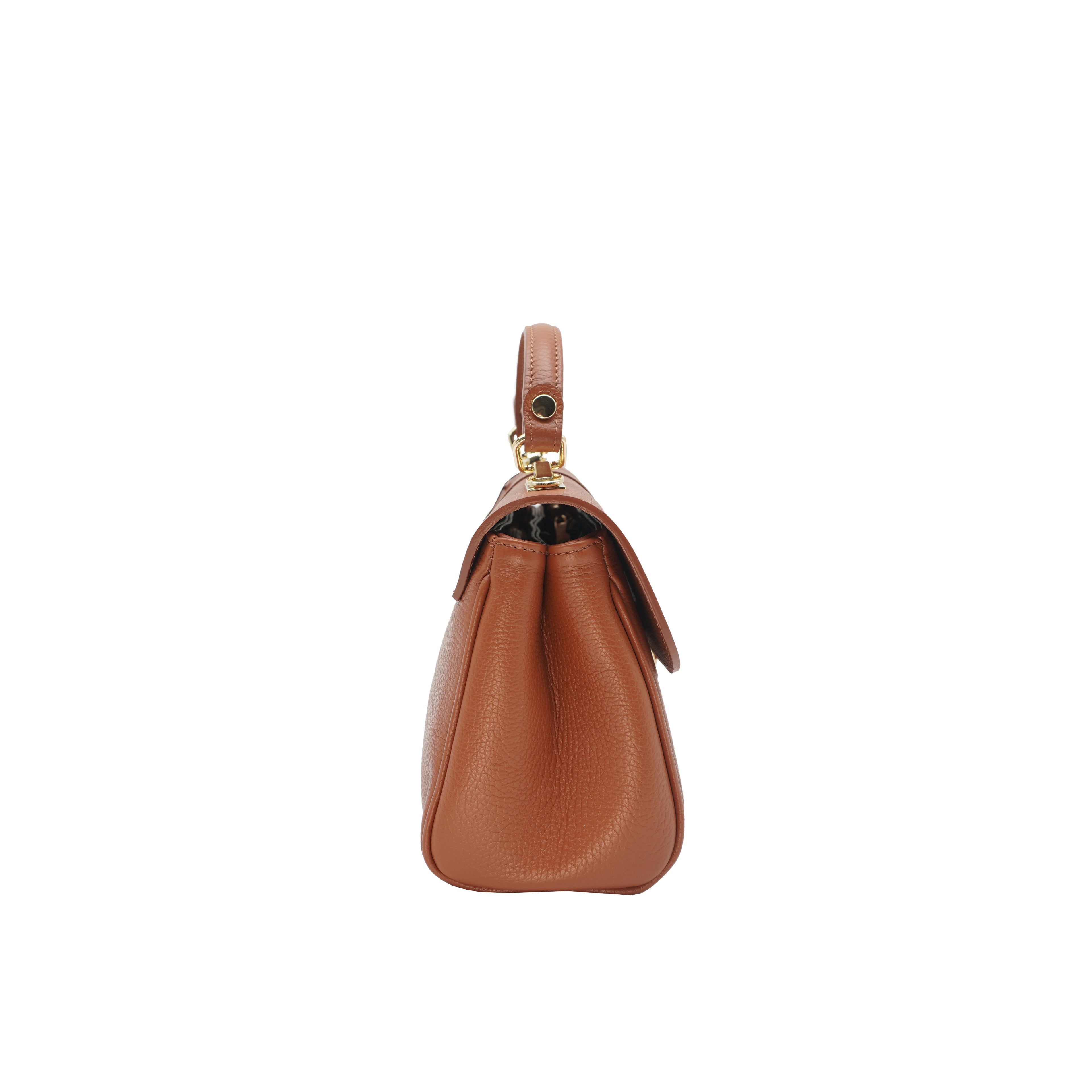 Val Structured Top Handle Handbag