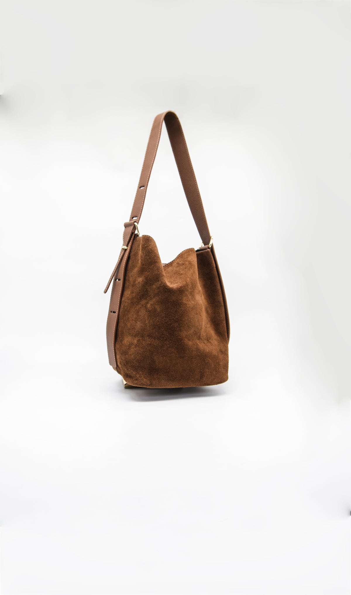 Mariella Italian Suede Bucket bag