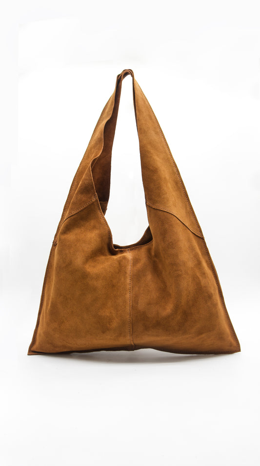 Julia Italian Suede Tote Bag
