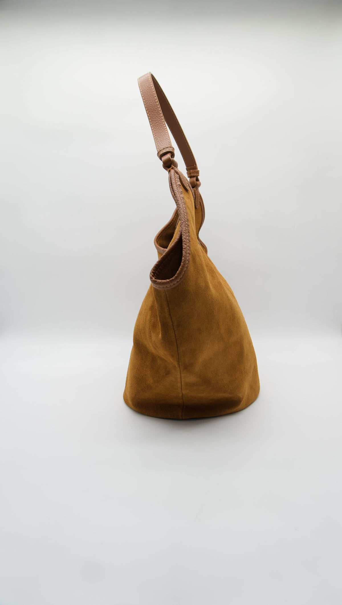 Gaby Italian Suede Tote Bag