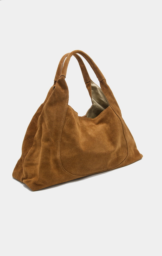 Aria Soft Italian Suede Tote Bag