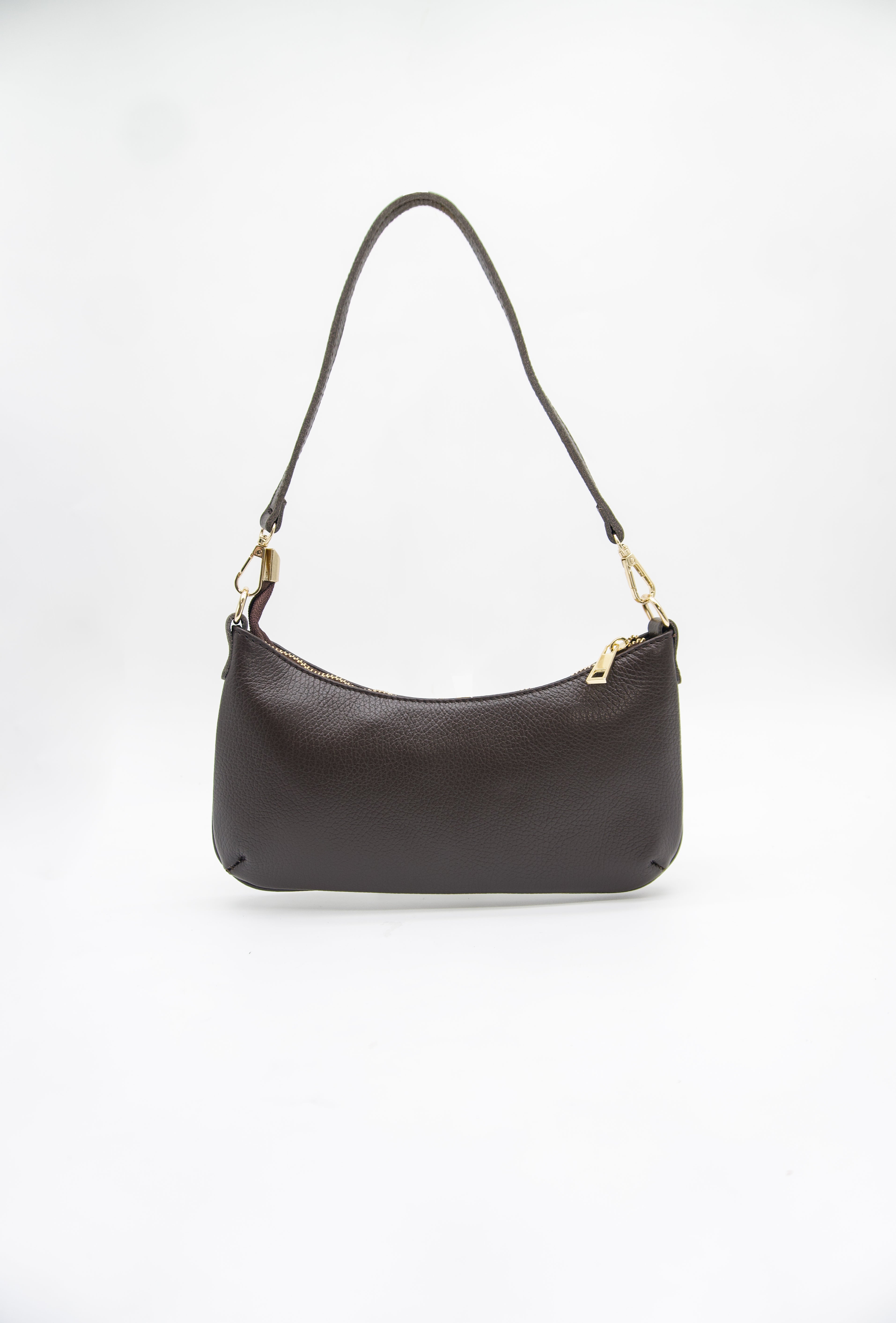 Lia Italian Leather Shoulder Bag