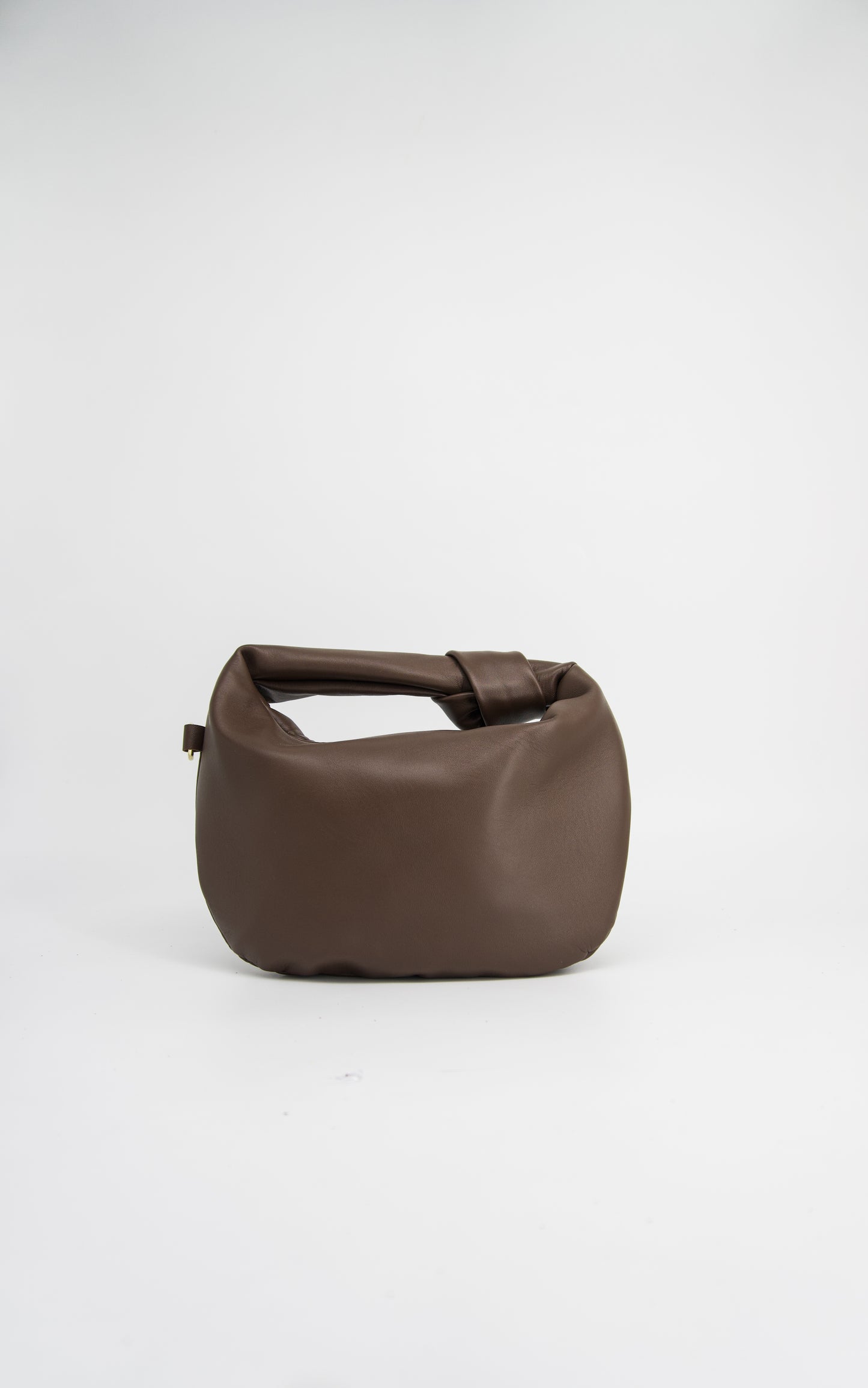 Ambra Sauvage Leather Crescent Handbag