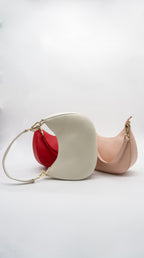 Lorenza Crescent Italian Leather Bag