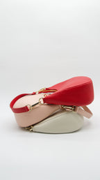Lorenza Crescent Italian Leather Bag
