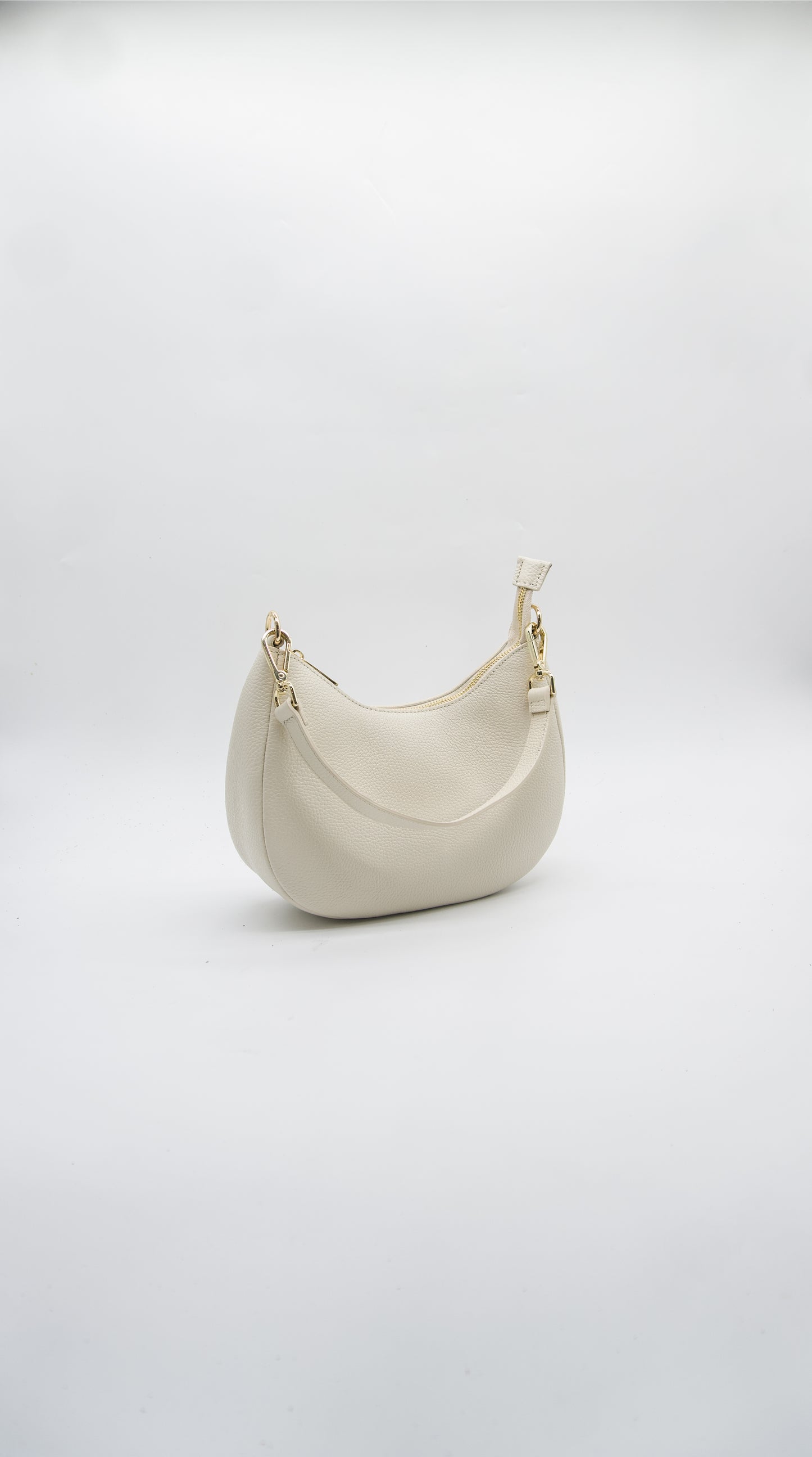 Lorenza Crescent Italian Leather Bag