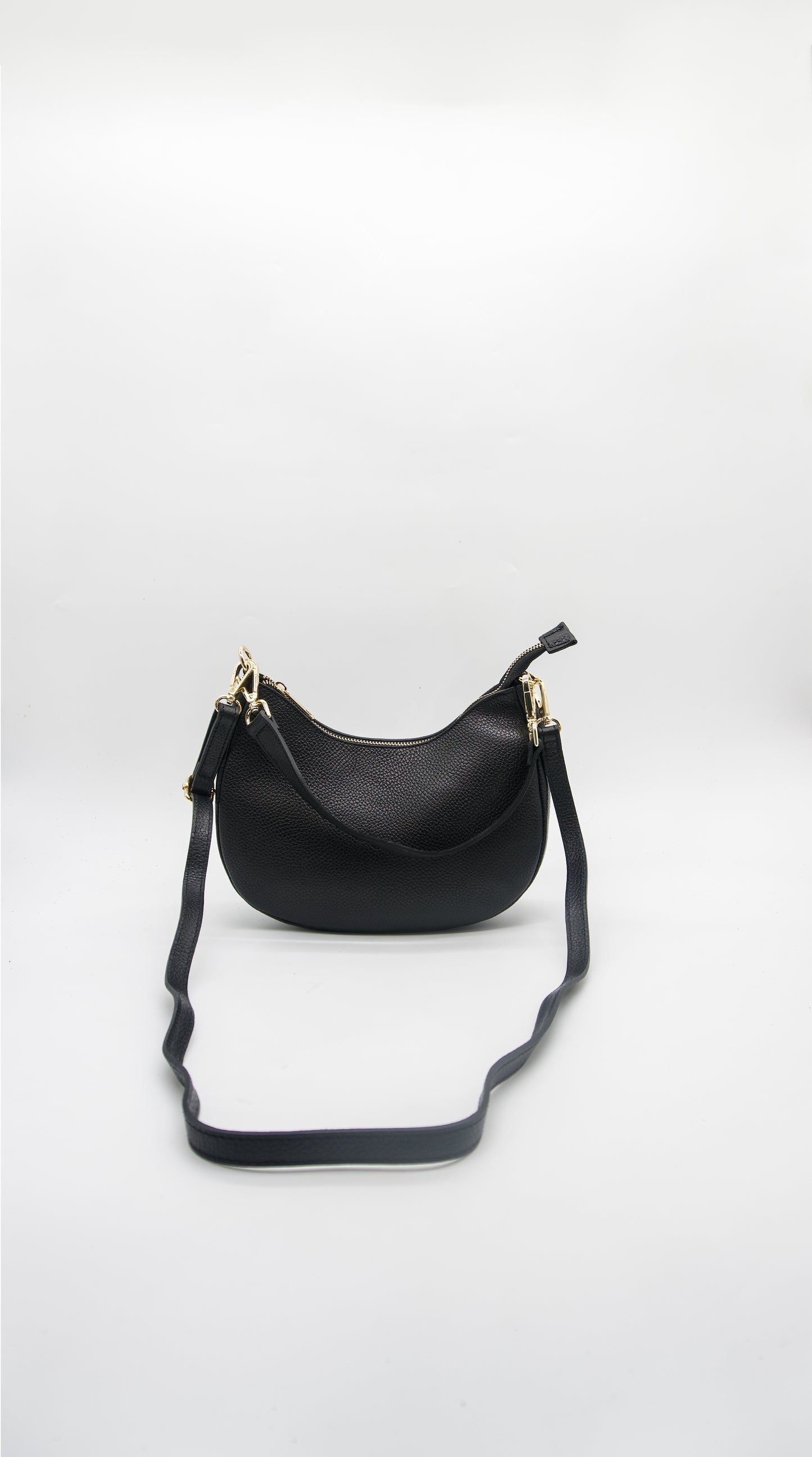 Lorenza Crescent Italian Leather Bag
