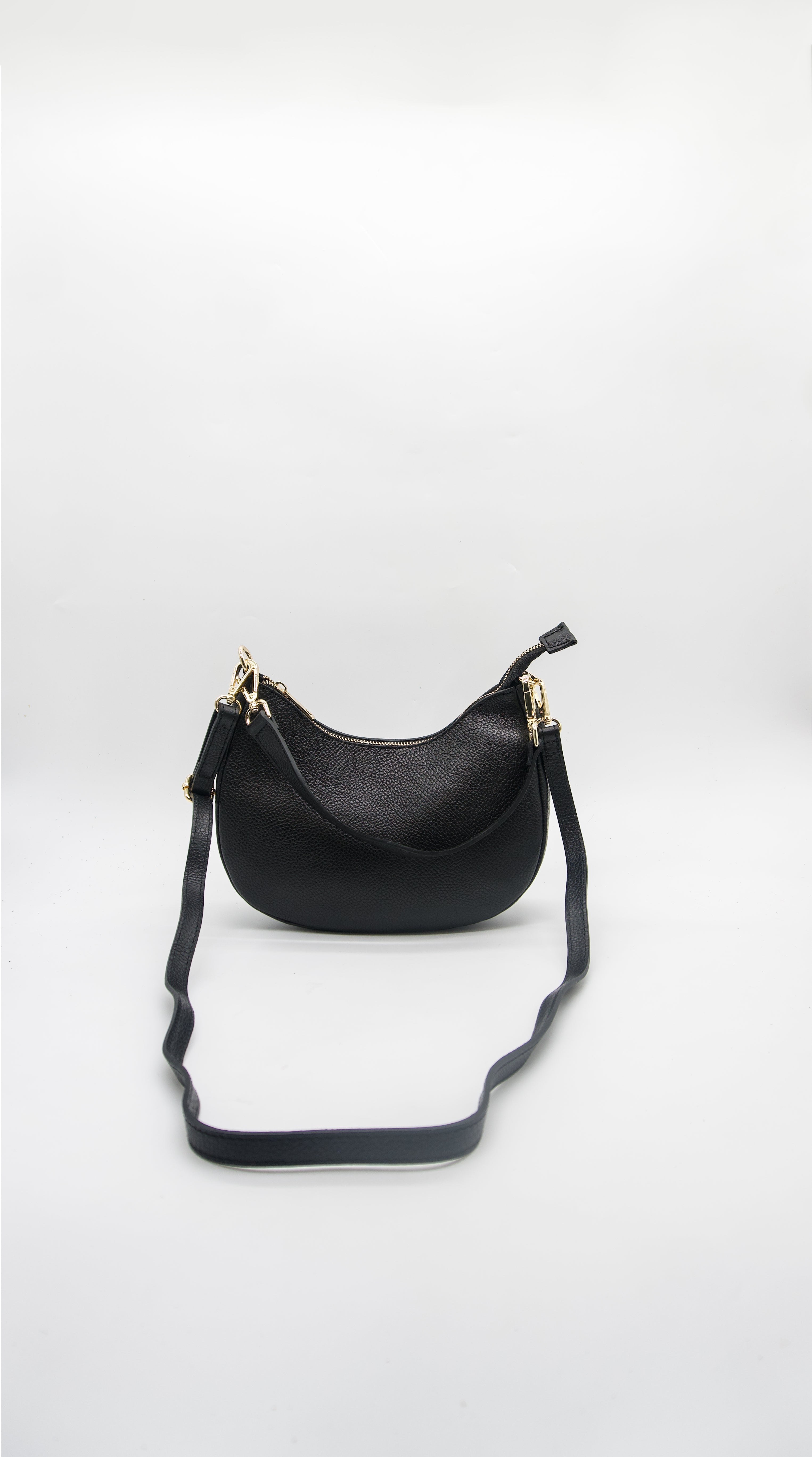Lorenza Crescent Italian Leather Bag