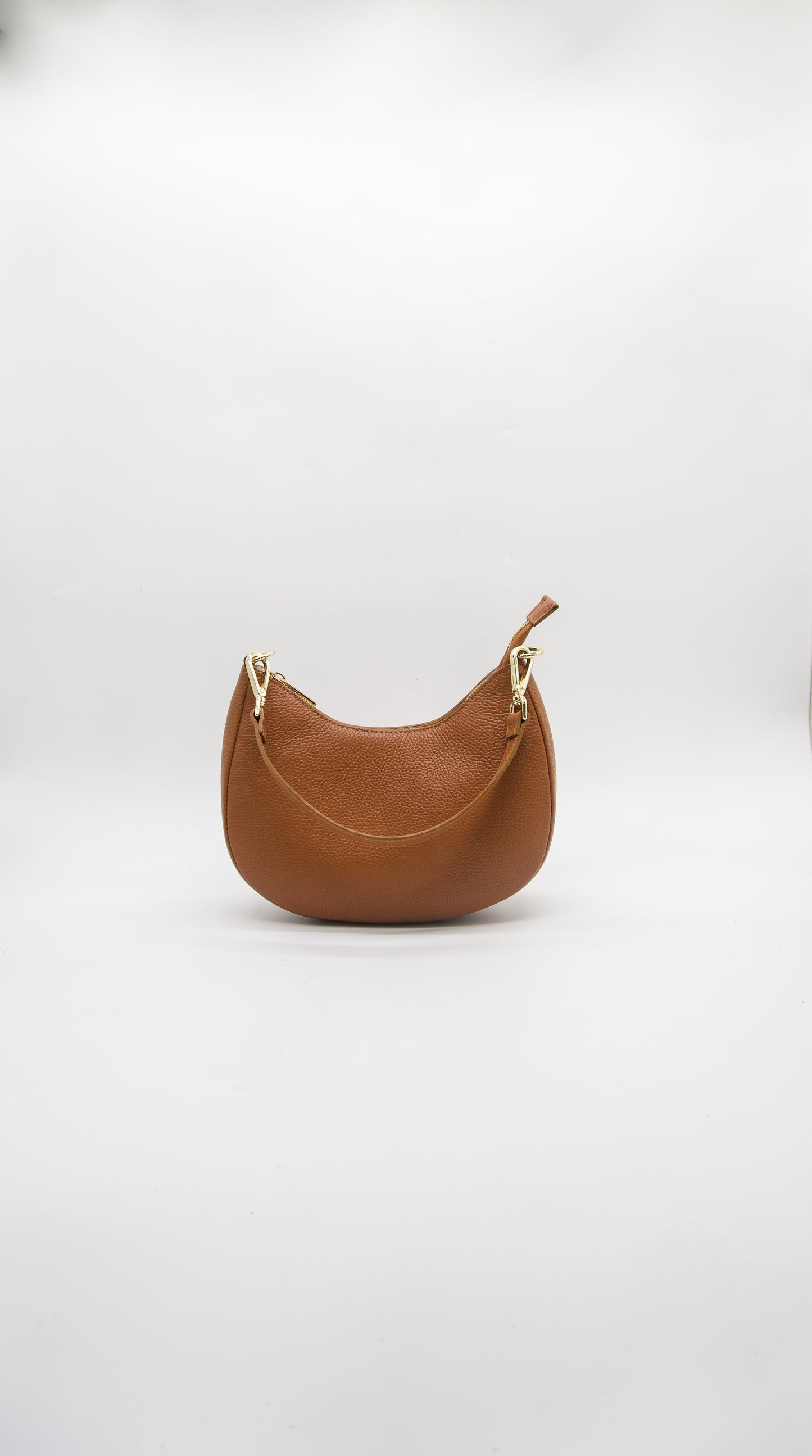 Lorenza Crescent Italian Leather Bag