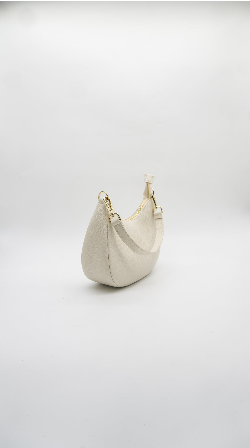 Lorenza Crescent Italian Leather Bag