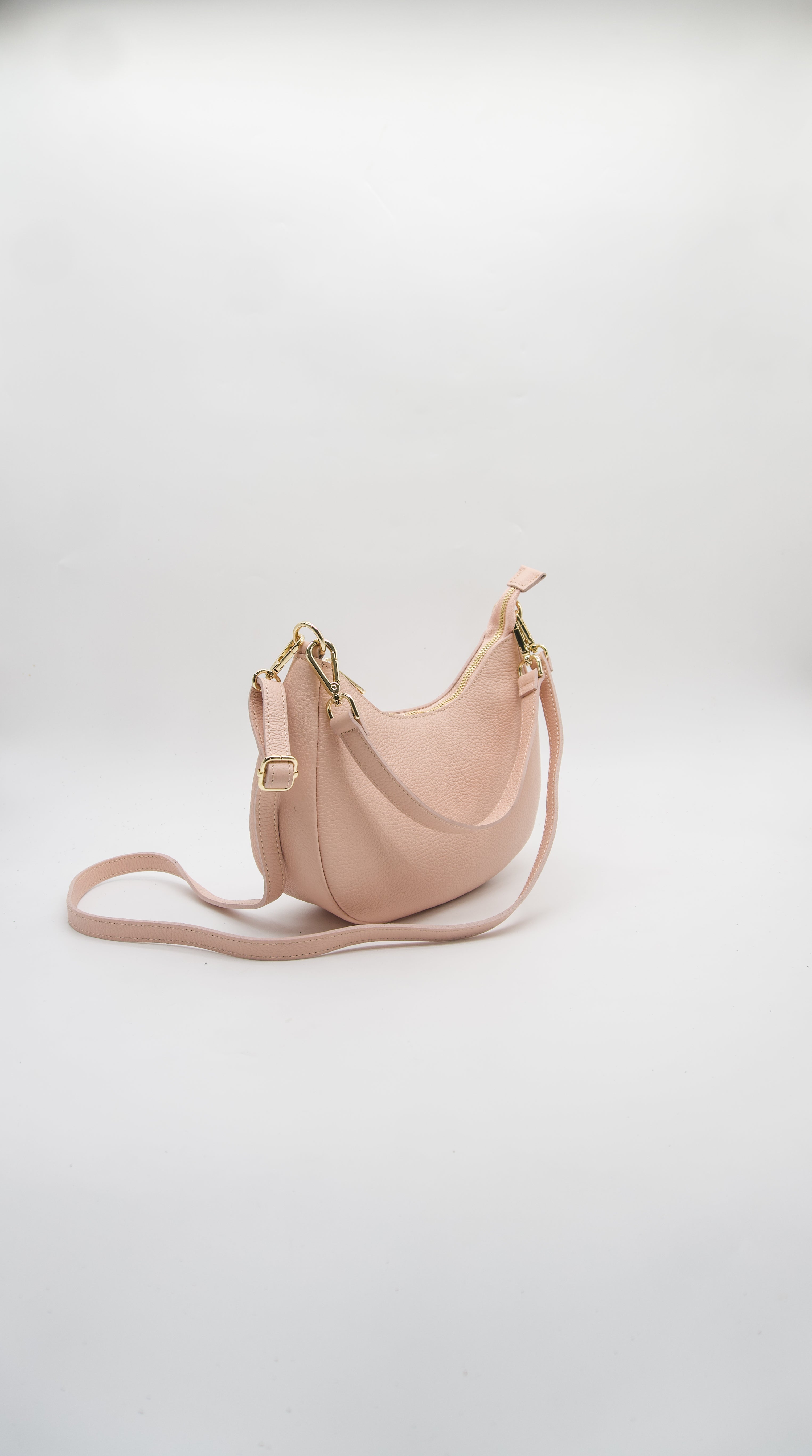 Lorenza Crescent Italian Leather Bag