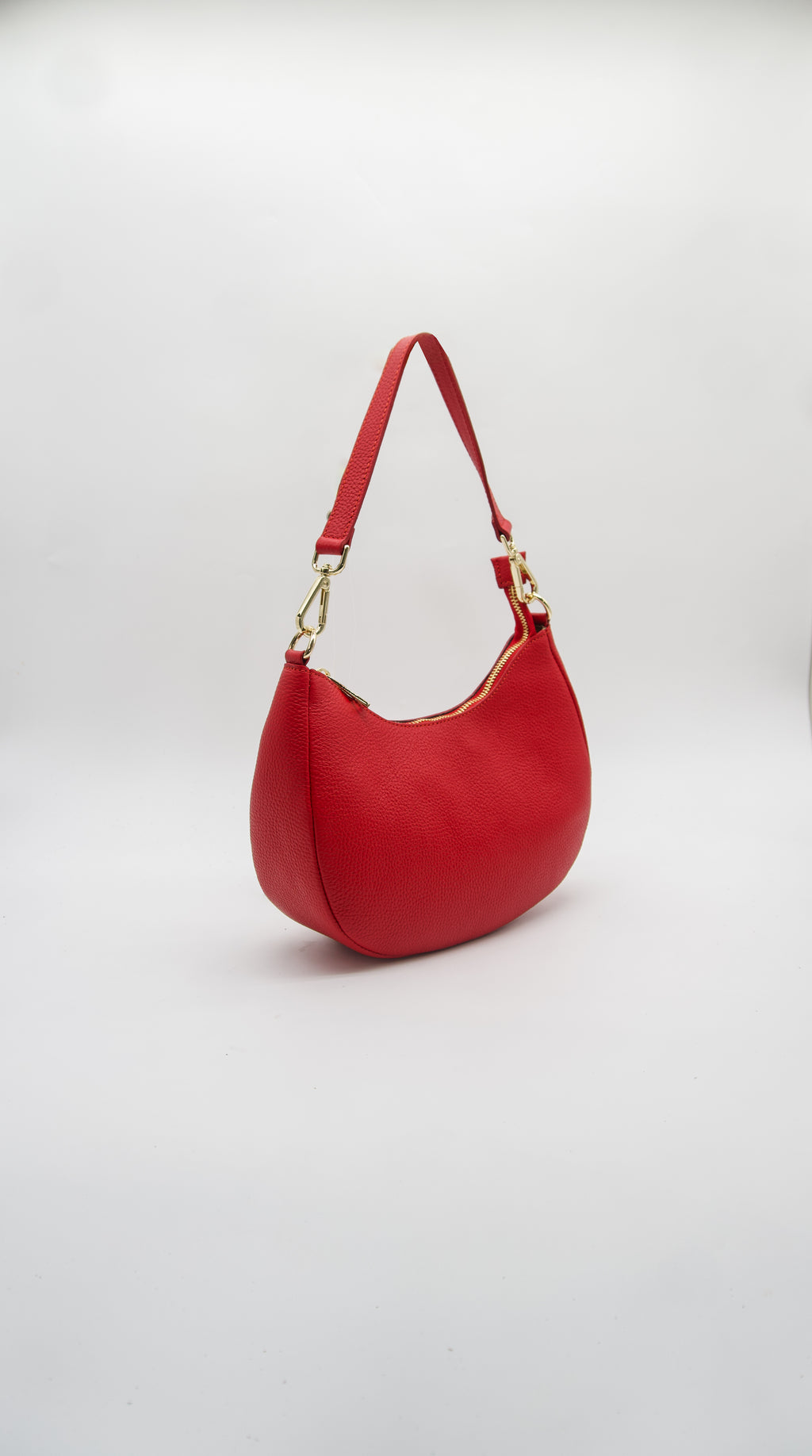 Lorenza Crescent Italian Leather Bag