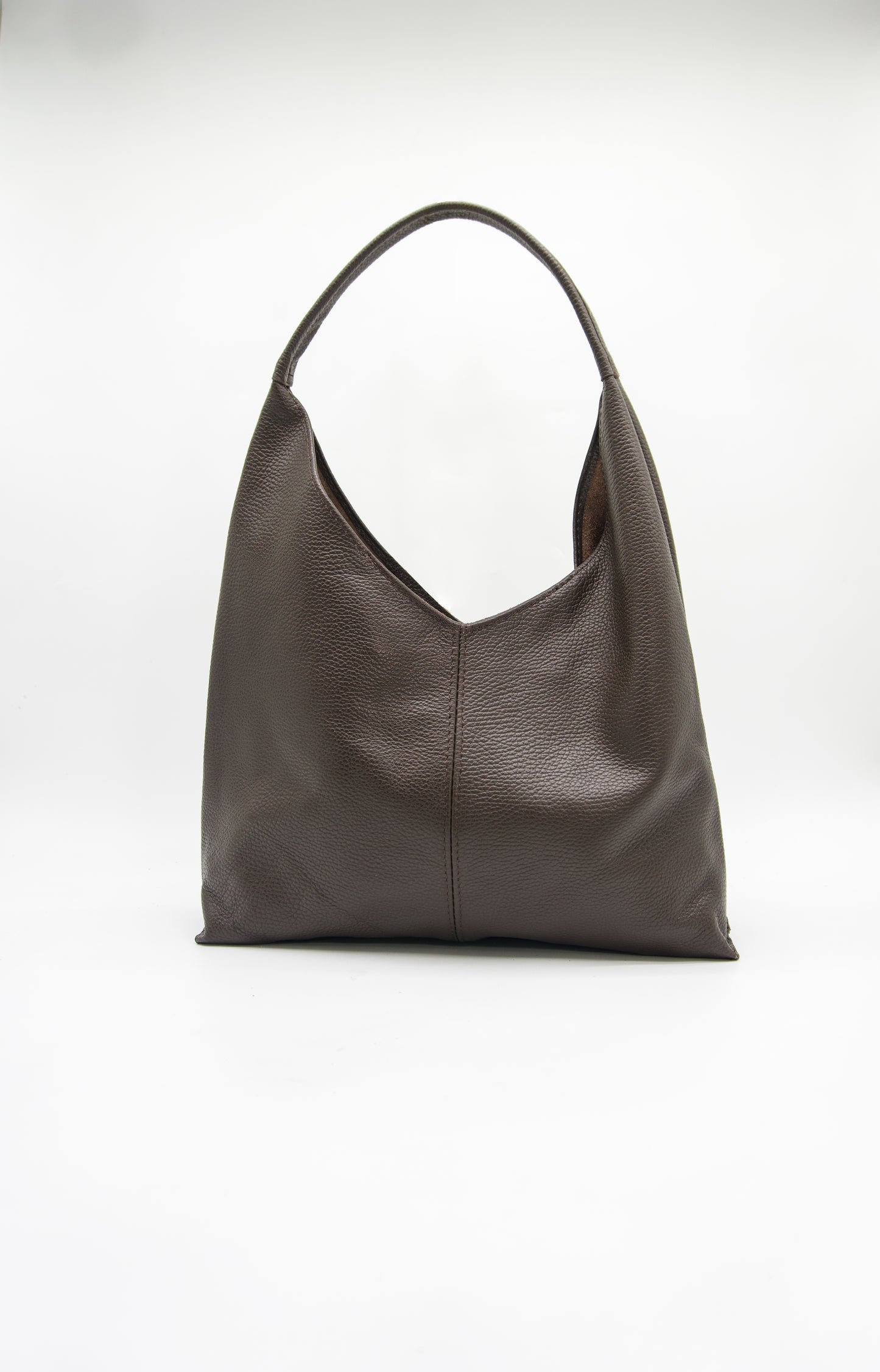 Gaia Hobo Slouch Italian Leather Tote Bag