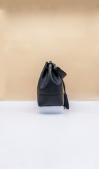 Eli Italian Leather Bucket Bag