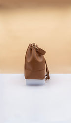 Eli Italian Leather Bucket Bag
